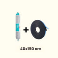 Kit d'installation pour 1 fenêtre de toit 40x150cm pour toit plat