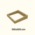 Cadre de toit plat pour fenêtre de toit 100 x 100 cm