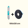 Kit d'installation pour 1 fenêtre de toit 100x120cm pour toit plat
