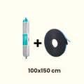 Kit d'installation pour 1 fenêtre de toit 100x150cm pour toit plat
