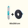 Kit d'installation pour 1 fenêtre de toit 80x250cm pour toit plat