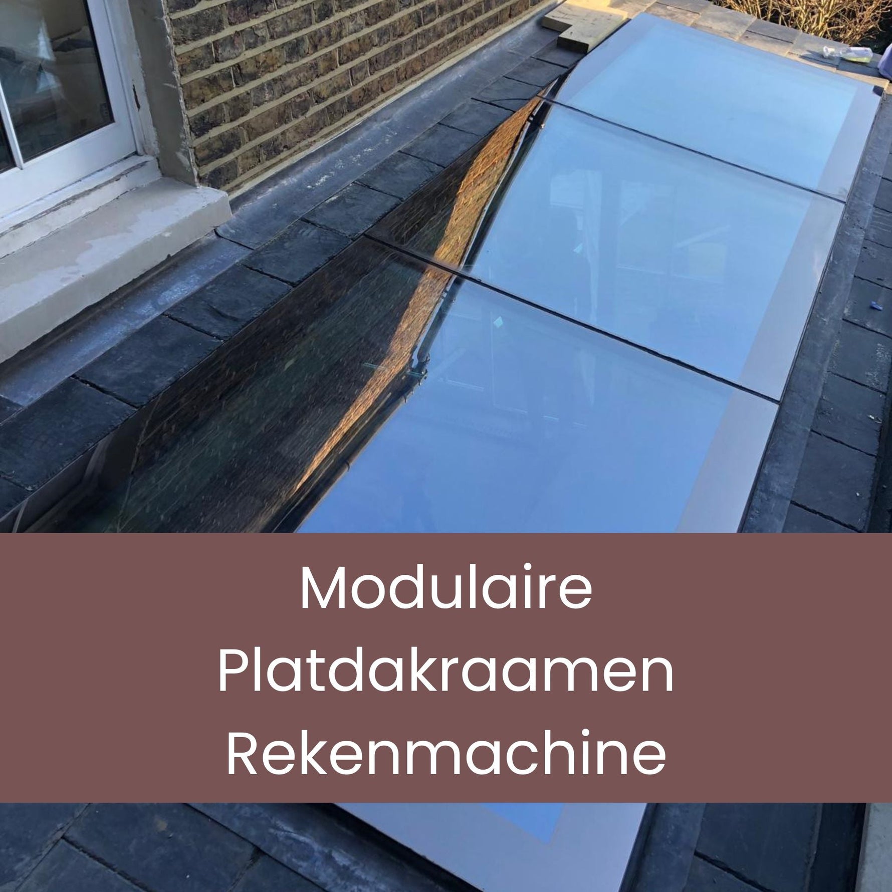 Fenêtre de toit plat modulaire sur mesure – Fenêtre de toit modulaire sans cadre