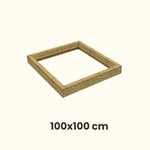 100 x 100 cm Costière isolée en bois (OSB) pour toit en pente