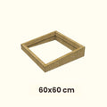 Cadre de toit plat pour fenêtre de toit 60 x 60 cm