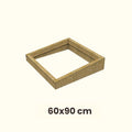 Cadre de toit plat pour fenêtre de toit 60 x 90 cm