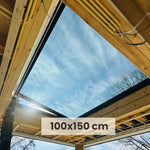 100 x 150 cm Dakraam elektrisch openen