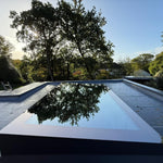 100 x 250 cm Fenêtre de toit pour toit plat, triple vitrage, valeur U: 0,9 W/m²K