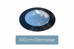 Fenêtre de toit circulaire 100 cm de diamètre, Triple vitrage, Valeur U : 0,9 W/m²K