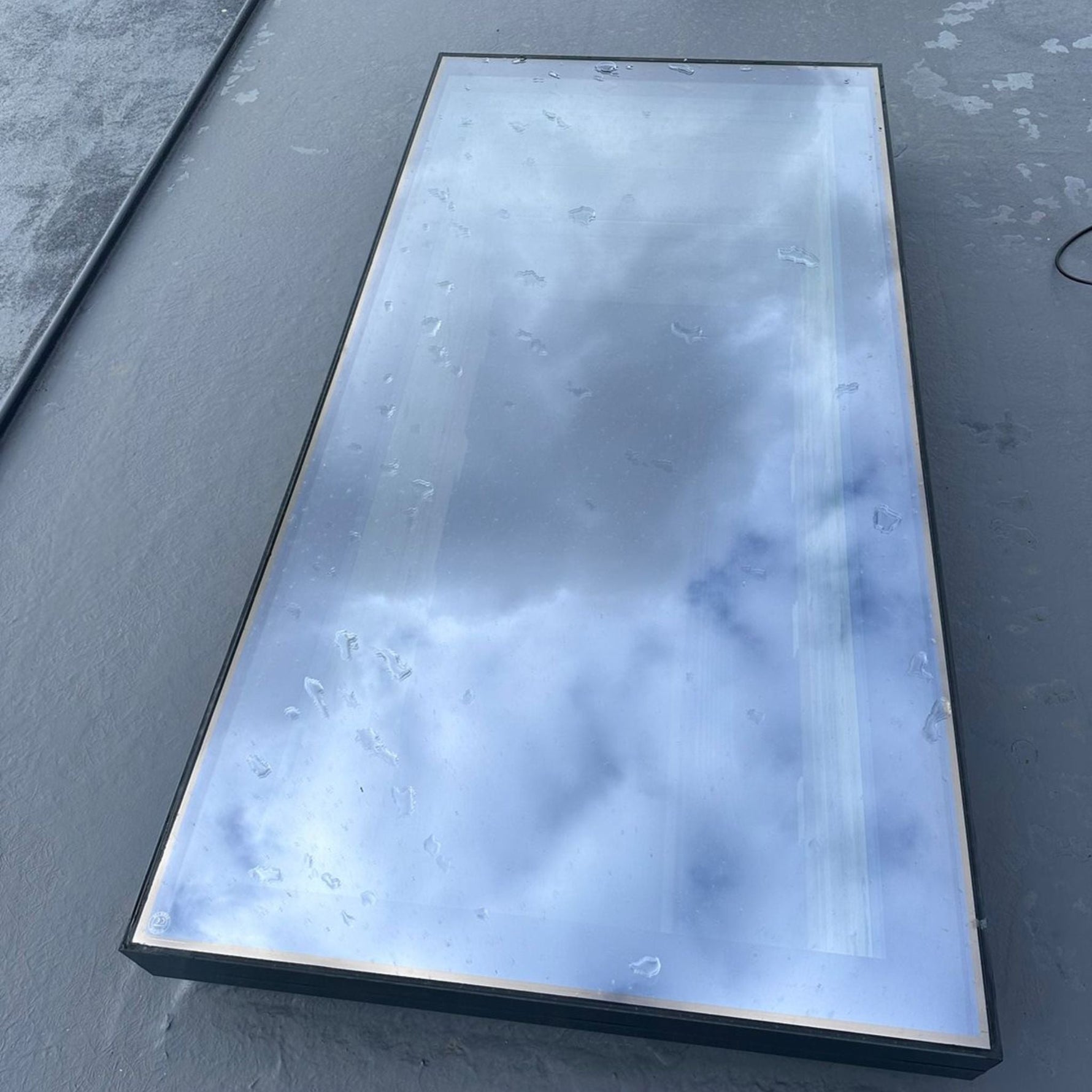 60 x 120 cm Fenêtre de toit en aluminium – Double vitrage