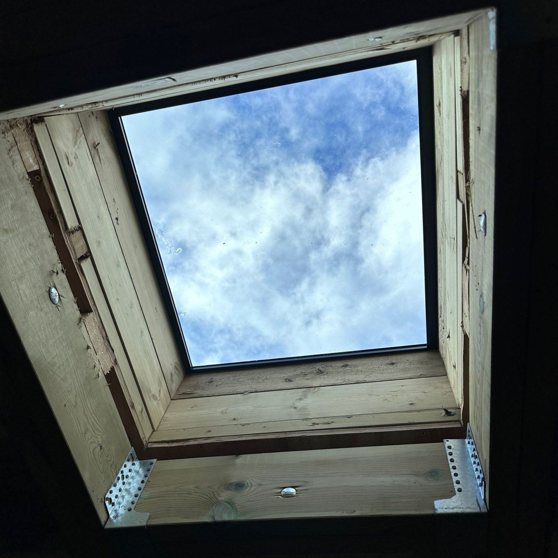 80 x 150 cm Fenêtre de toit en aluminium – Double vitrage