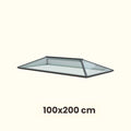 100 x 200 cm Lanterneau contemporain