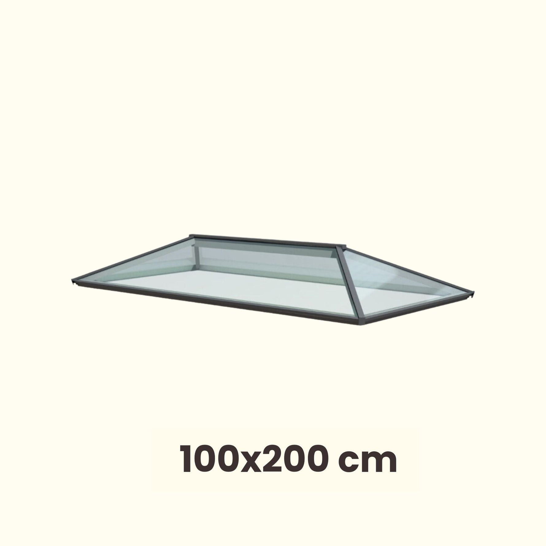 100 x 200 cm Lanterneau contemporain