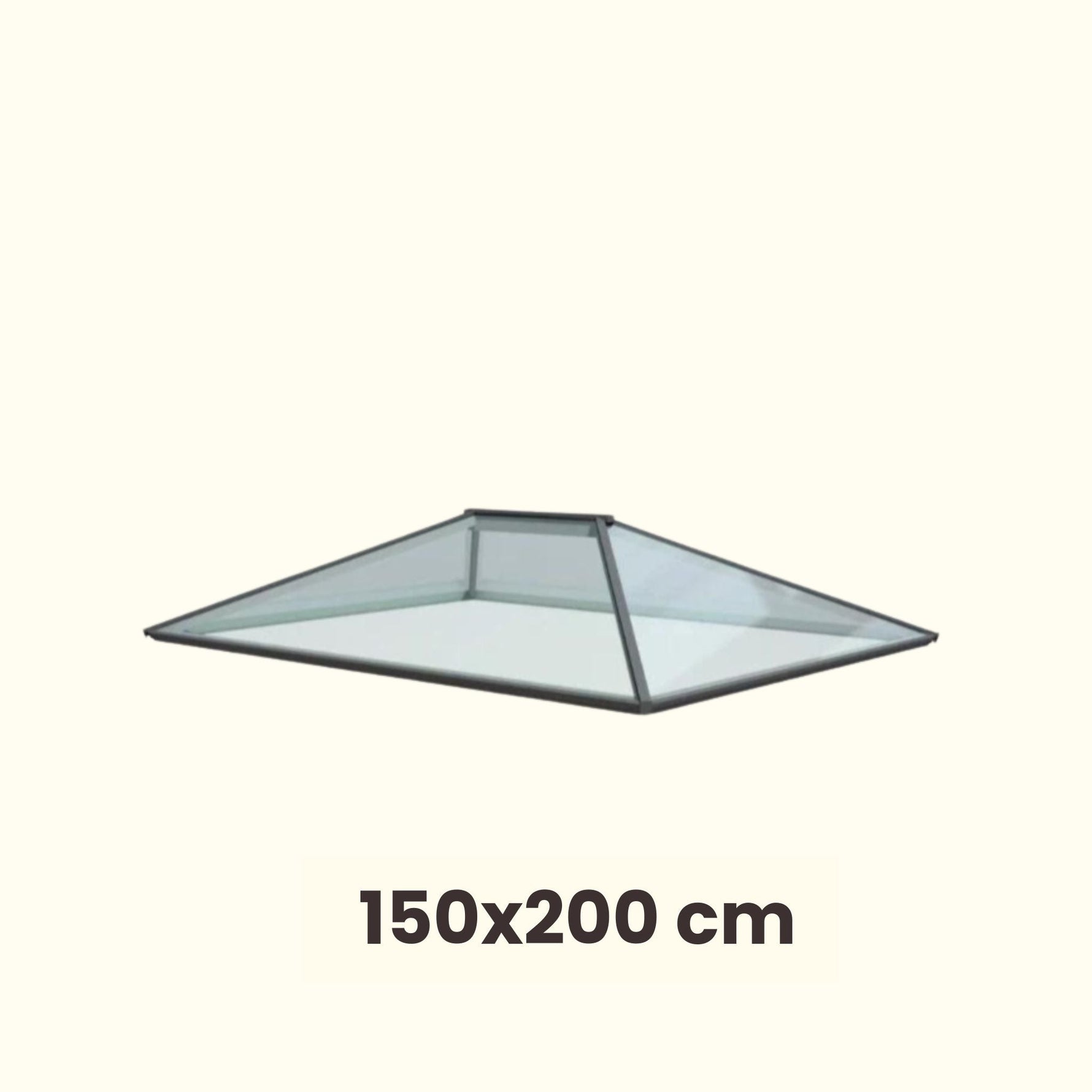 150 x 200 cm Lanterneau contemporain