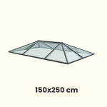 150 x 250 cm Lanterneau de toit régulier